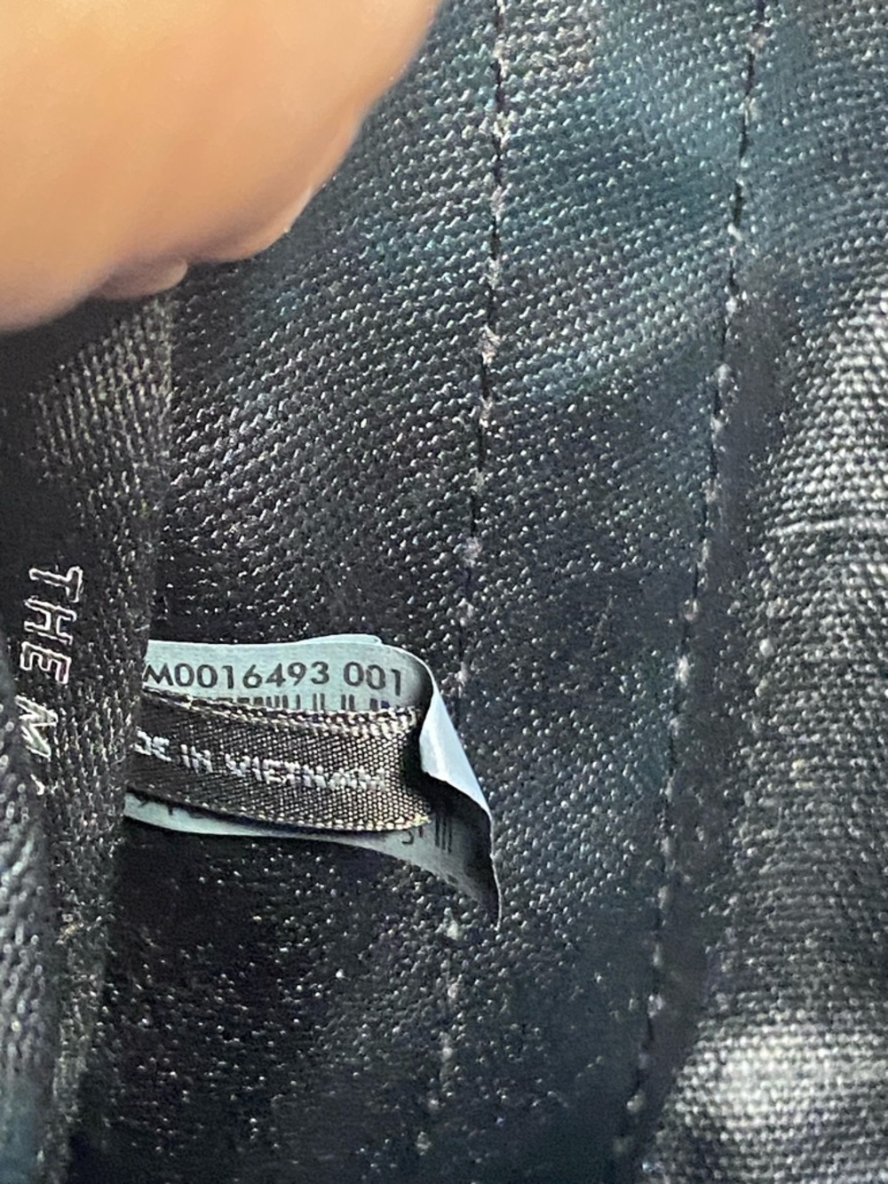 Marc Jacobs small Black Canvas The Tote Bag with Logo roomy easy clean designer - Picture 11 of 16